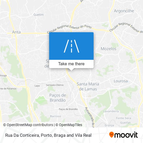 Rua Da Corticeira map