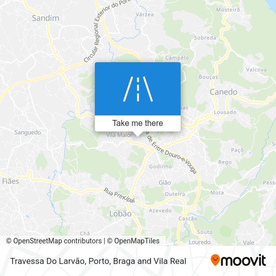 Travessa Do Larvão mapa