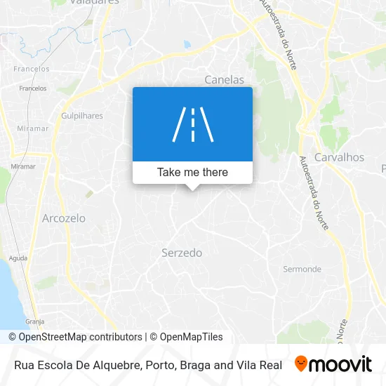 Rua Escola De Alquebre map