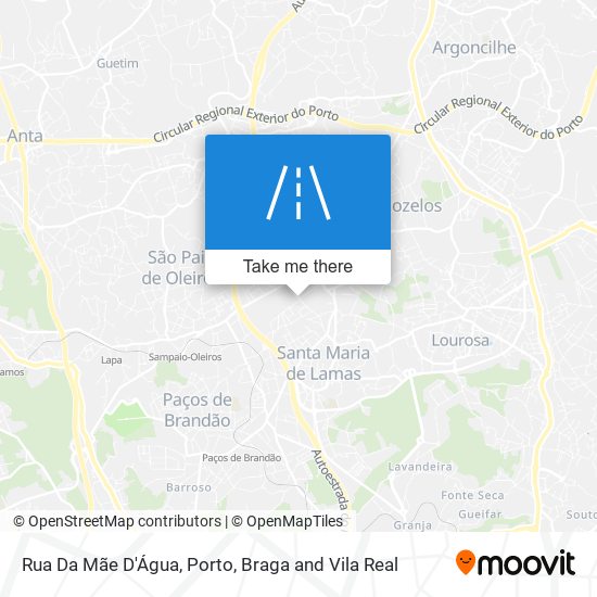 Rua Da Mãe D'Água map