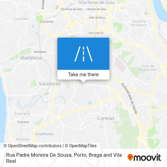 Rua Padre Moreira De Sousa map