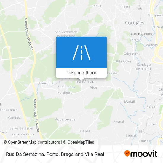 Rua Da Serrazina map