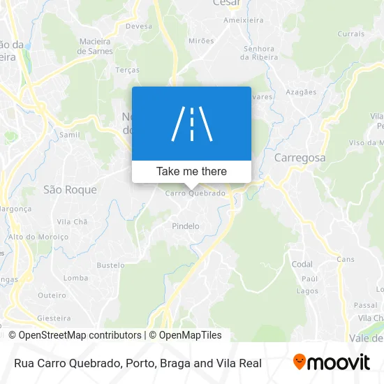 Rua Carro Quebrado map
