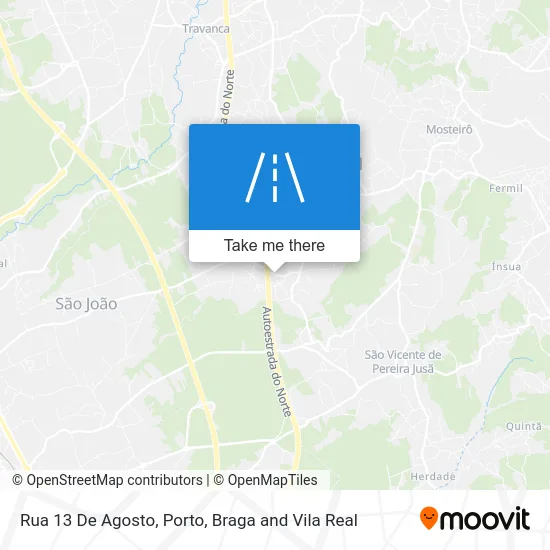 Rua 13 De Agosto map