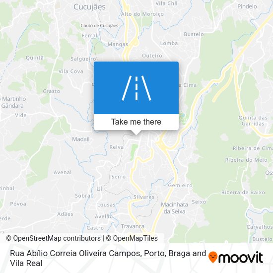 Rua Abílio Correia Oliveira Campos map