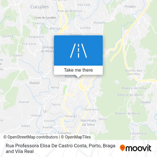 Rua Professora Elisa De Castro Costa map