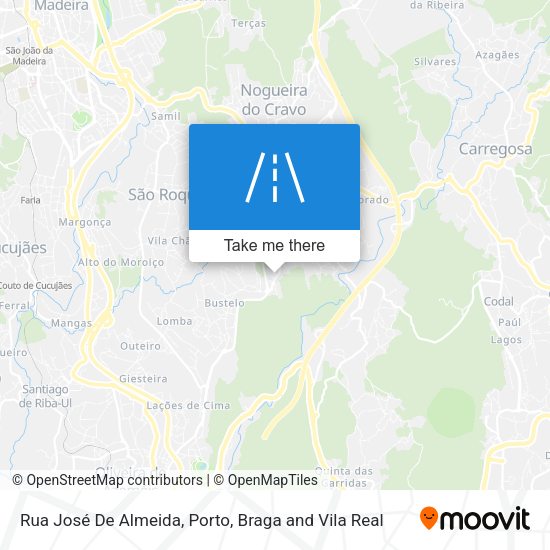 Rua José De Almeida map