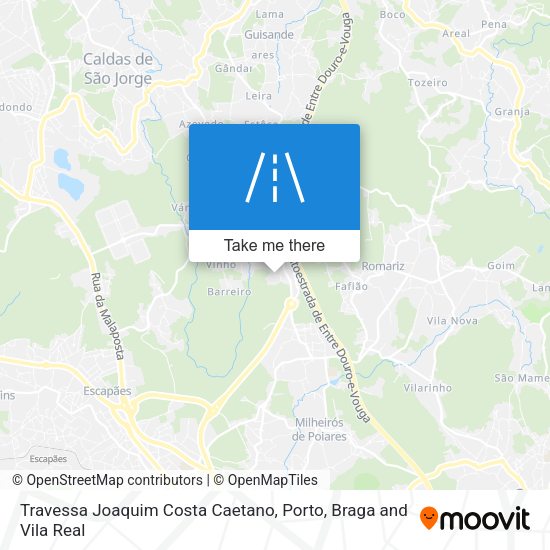 Travessa Joaquim Costa Caetano mapa