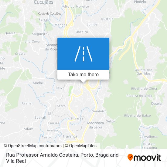 Rua Professor Arnaldo Costeira mapa