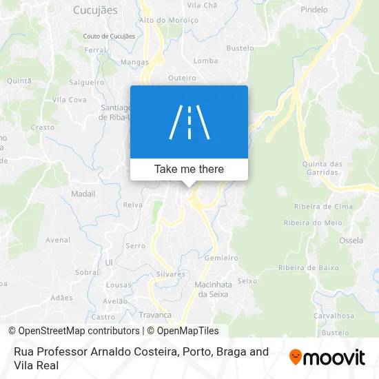 Rua Professor Arnaldo Costeira map