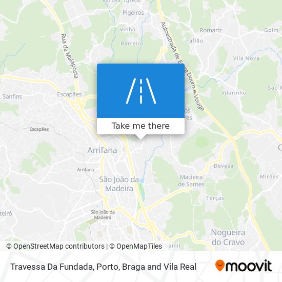 Travessa Da Fundada map