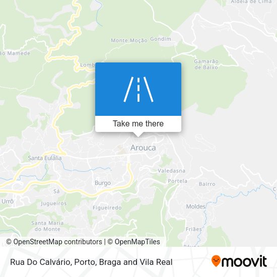 Rua Do Calvário mapa