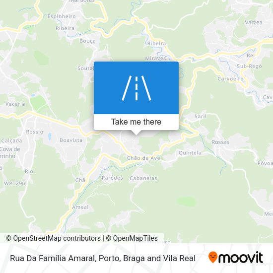 Rua Da Família Amaral map