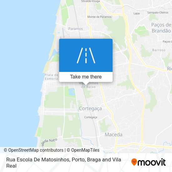 Rua Escola De Matosinhos mapa