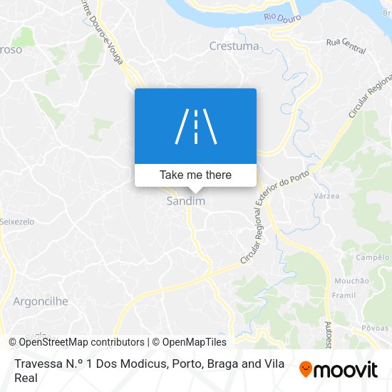 Travessa N.º 1 Dos Modicus map