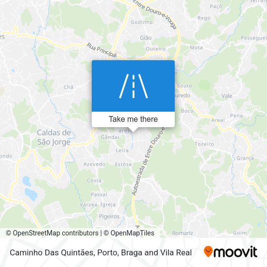 Caminho Das Quintães map