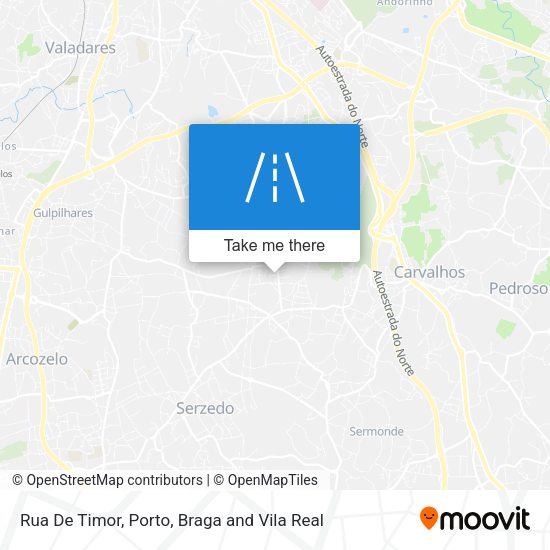 Rua De Timor mapa