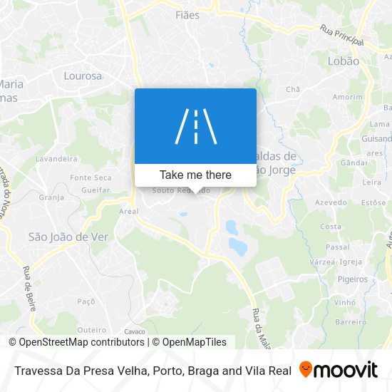 Travessa Da Presa Velha mapa