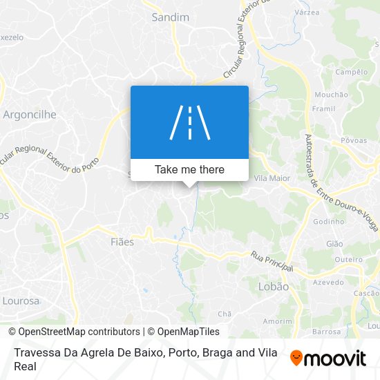 Travessa Da Agrela De Baixo mapa