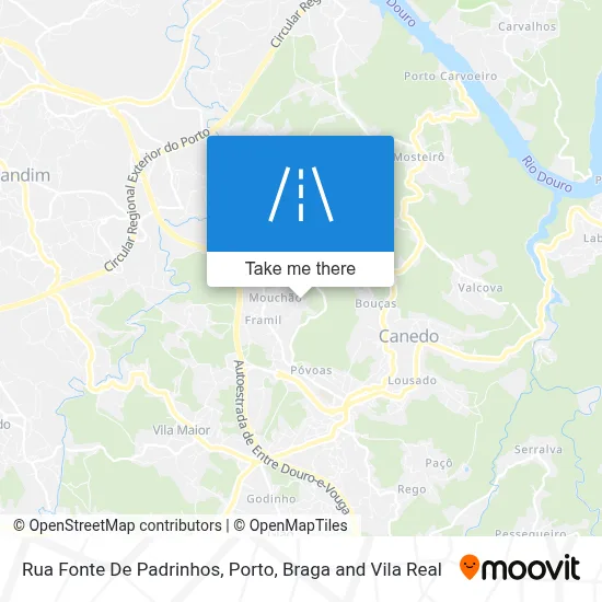 Rua Fonte De Padrinhos map
