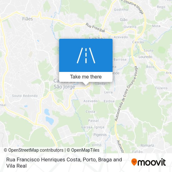 Rua Francisco Henriques Costa map