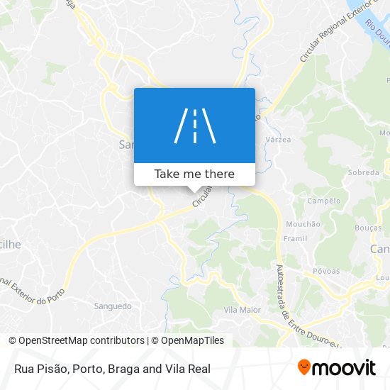 Rua Pisão map