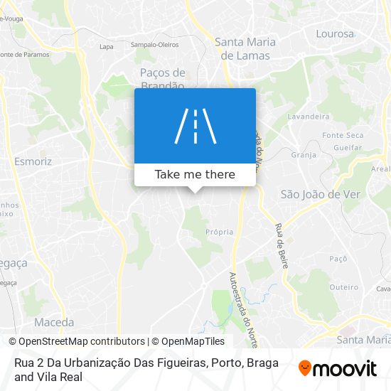 Rua 2 Da Urbanização Das Figueiras map