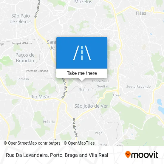 Rua Da Lavandeira map