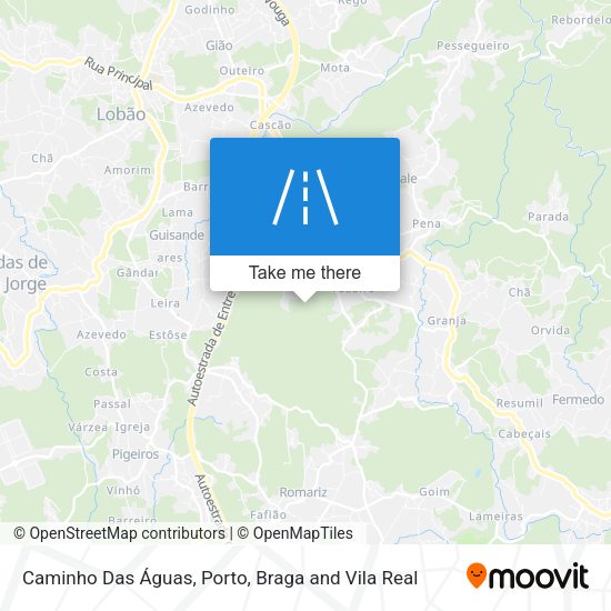 Caminho Das Águas map