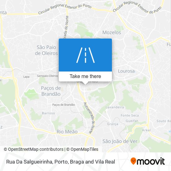 Rua Da Salgueirinha map