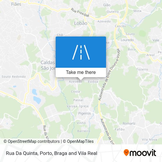 Rua Da Quinta mapa
