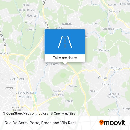 Rua Da Serra mapa