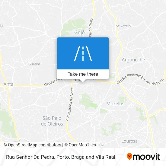 Rua Senhor Da Pedra map