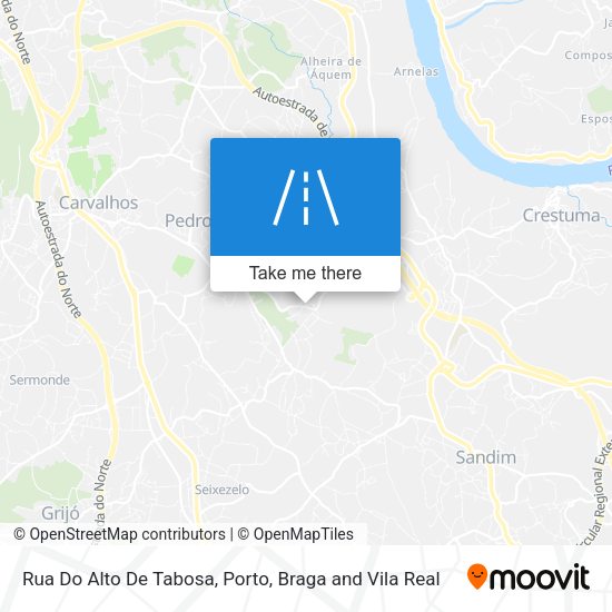 Rua Do Alto De Tabosa mapa