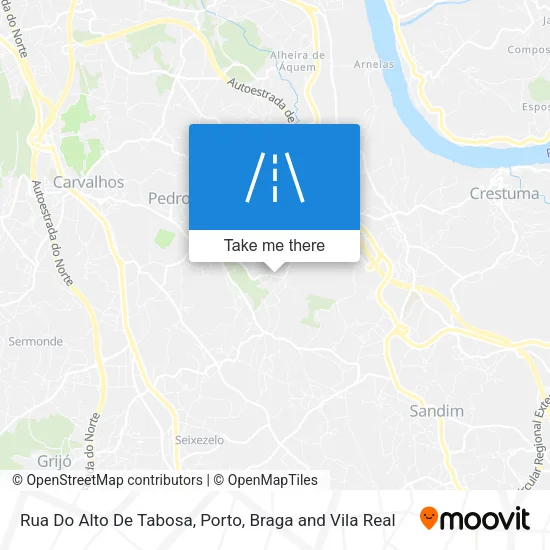 Rua Do Alto De Tabosa map