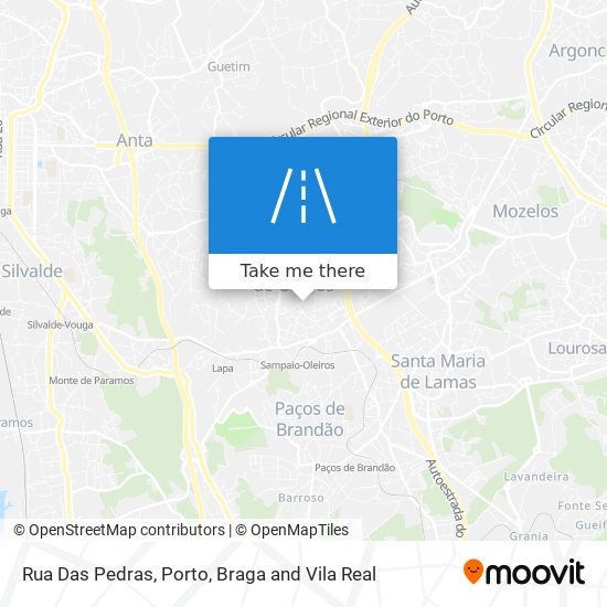 Rua Das Pedras map