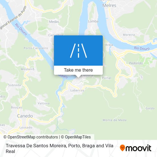 Travessa De Santos Moreira mapa
