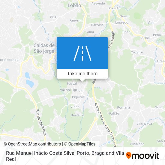 Rua Manuel Inácio Costa Silva mapa