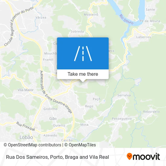 Rua Dos Sameiros map