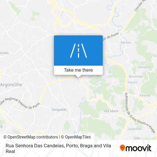 Rua Senhora Das Candeias map