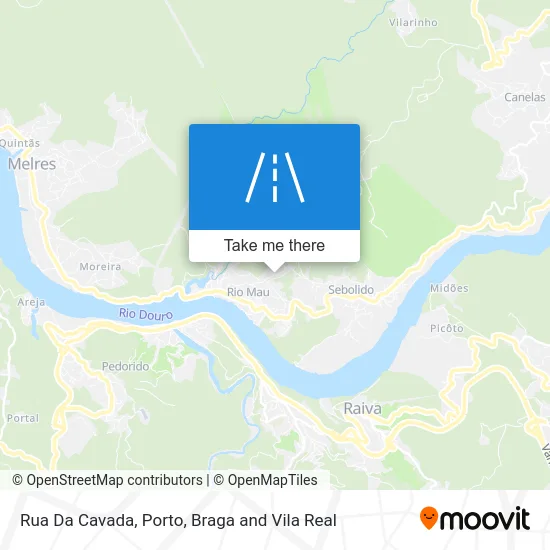 Rua Da Cavada map