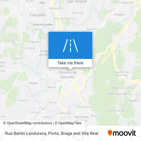 Rua Bento Landureza map