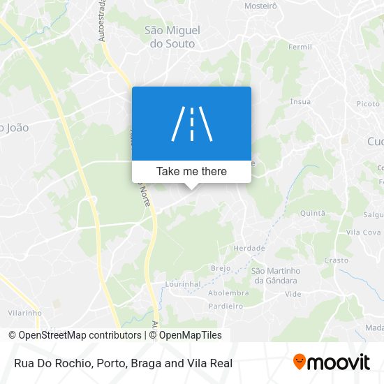 Rua Do Rochio mapa