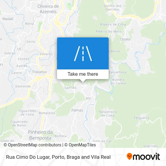 Rua Cimo Do Lugar mapa