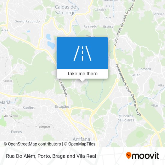 Rua Do Além map