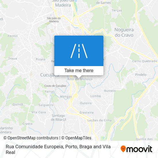 Rua Comunidade Europeia map