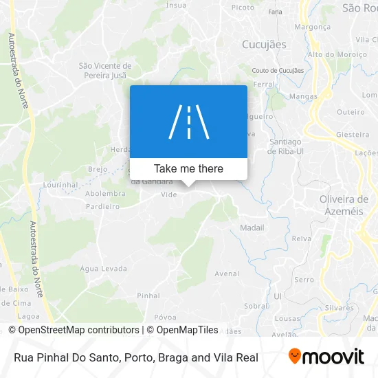 Rua Pinhal Do Santo map