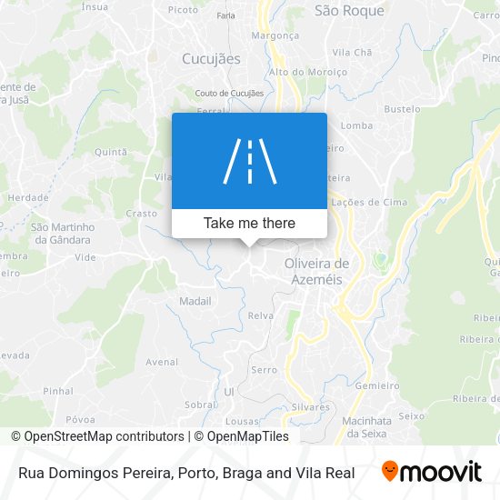 Rua Domingos Pereira mapa