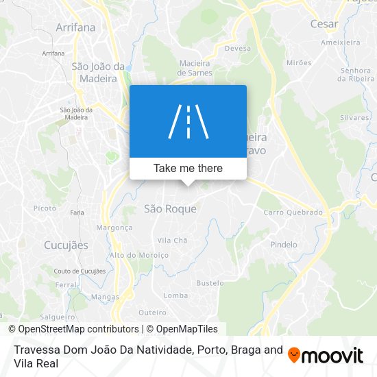 Travessa Dom João Da Natividade mapa