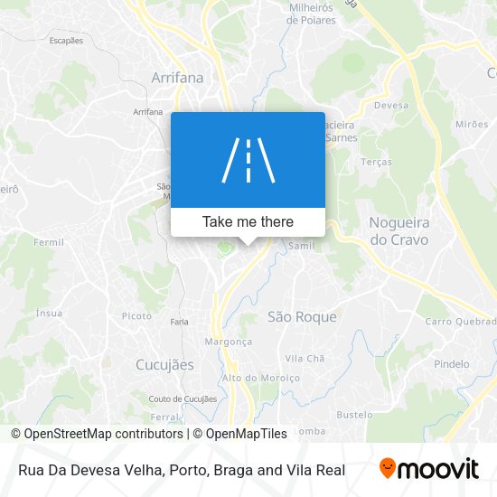 Rua Da Devesa Velha map